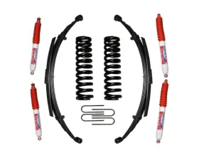 Skyjacker Suspension Lift Kit w/Shock Nitro Shocks 7 Inch Lift w/Coil Spring Leaf Spring U Bolt Kit Ford Bronco 1975-1979