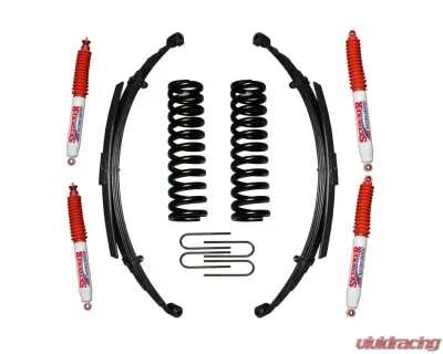 Skyjacker Suspension Lift Kit w/Shock Nitro Shocks 7 Inch Lift w/Coil Spring Leaf Spring U Bolt Kit Ford Bronco 1975-1979 - 176EBKS-N