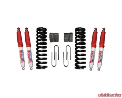 Skyjacker Suspension Lift Kit w/Shock 6 Inch Lift w/Front Coil Springs Rear U Bolt Kit Rear Block - 176PK-H