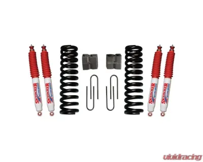 Skyjacker Suspension Lift Kit w/Shock Nitro Shocks 6 Inch Lift w/Front Coil Springs Rear U Bolt Kit Rear Block - 176PK-N