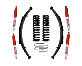 Skyjacker Suspension Lift Kit w/Shock 6 Inch Lift w/Front/Rear Springs Rear U Bolt Kit