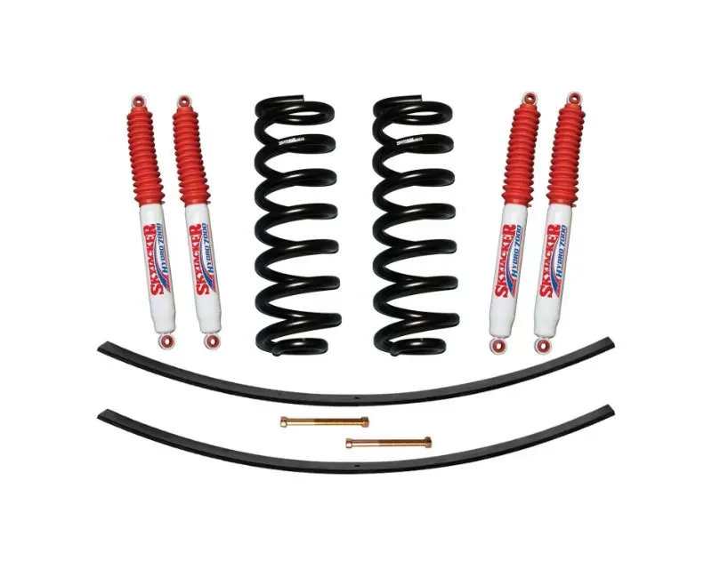 Skyjacker Suspension Lift Kit w/ Shock 1.5-2 Inch Lift w/ Front Coil Springs Rear Add-A-Leafs - 182K-H