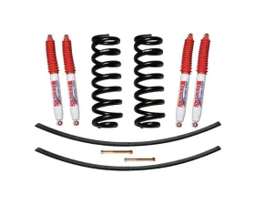 Skyjacker Suspension Lift Kit w/ Shock 1.5-2 Inch Lift w/ Front Coil Springs Rear Add-A-Leafs