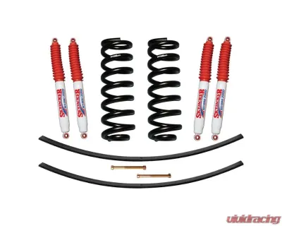 Skyjacker Suspension Lift Kit w/ Shock 1.5-2 Inch Lift w/ Front Coil Springs Rear Add-A-Leafs - 182K-H