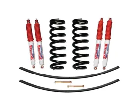 Skyjacker Suspension Lift Kit w/ Shock Nitro Shocks 1.5-2 Inch Lift w/ Front Coil Springs Rear Add-A-Leafs