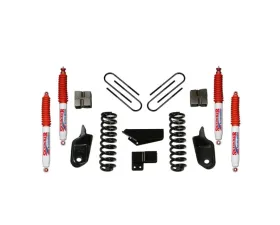 Skyjacker Suspension Lift Kit w/Shock Nitro Shocks 4 Inch Lift w/Front Coil Springs Brackets Rear U Bolt Kit Rear Block