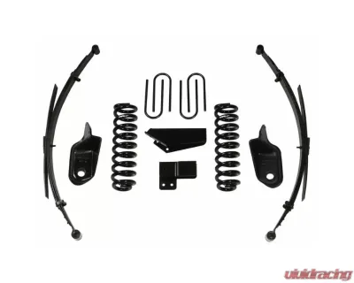 Skyjacker Lift Kit 4 Inch Lift w/Front/Rear Springs Brackets Rear U Bolt Kit Ford Bronco 1980-1996 - 184BKS