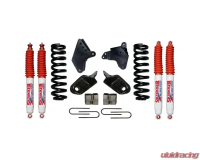 Skyjacker Suspension Lift Kit w/Shock 6 Inch Lift w/Front Coil Springs Brackets Rear U Bolt Kit Rear Blocks Ford F-150 1980-1996 - 186BK-H