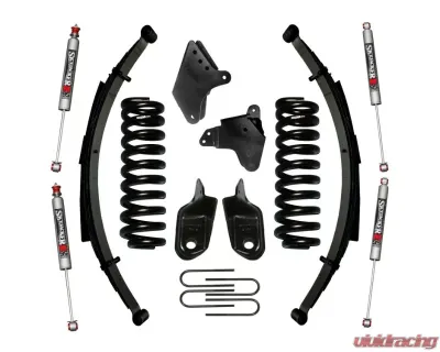 Skyjacker F-150 Suspension Lift Kit w/Shock M95 Performance Shocks 6 Inch Lift w/Front | Rear Springs Brackets Rear U Bolt Kit Ford F-150 1980-1996 - 186BKS-M