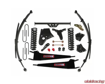 Skyjacker Lift Kit 6 Inch Lift w/Front/Rear Springs Radius Arm Brackets Pitman Arm Bump Stops Sway Bar End Links Rear UBolt Kit 1984-1990 - 236BHKS-A