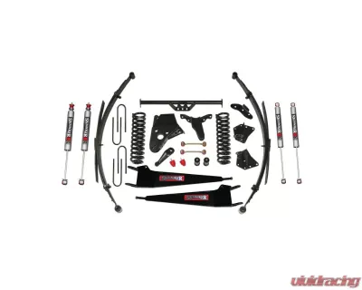 Skyjacker Suspension Lift Kit w/Shock M95 Performance 6 Inch Lift w/Front/Rear Springs Radius Arm Brackets Pitman Arm Bump Stops Sway Bar End Links Rear U Bolt Kit - 236BHKS-AM