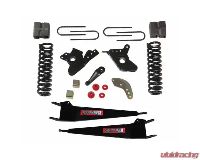 Skyjacker Class II Lift Kit 6 Inch Lift w/Front Springs Radius Arm Brackets Pitman Arm Bump Stops Rear U Bolt Kit/ Block Ford F-150 1980-1996 - 286PK-A