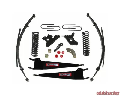 Skyjacker Class II Lift Kit 6 Inch Lift w/Front/Rear Springs Radius Arm Brackets Pitman Arm Bump Stops Rear U Bolt Kit Ford F-150 1980-1996 - 286PKS-A