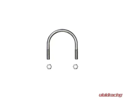 Skyjacker U-Bolt Front Round 0.375 Inch Diameter 3.125 Inch ID Width 3.5"Inch ID Length w/Nylon Insert Lock Nut - 38X318X312