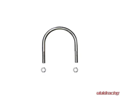 Skyjacker U-Bolt Round 0.375 Inch Diameter 3.75 Inch ID Width 4.5"Inch ID Length w/Nuts - 38X334X412