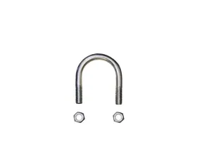 Skyjacker U-Bolt Round 0.3125 Inch Diameter 1.5 Inch ID Width 2 Inch ID Length w/Nuts Front