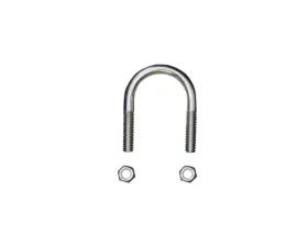 Skyjacker U-Bolt Front Round 0.3125 Inch Diameter 1.5 Inch ID Width 2.25 Inch ID Length w/Nylon Insert Lock Nut