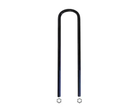 Skyjacker U-Bolt Semi-Round 0.625 Inch Diameter 3.25 Inch ID Width 16 Inch Length w/Nuts