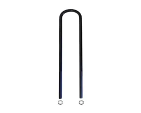 Skyjacker U-Bolt Semi-Round 0.625 Inch Diameter 3.25 Inch ID Width 18 Inch Length Incl Nuts