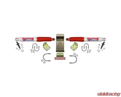 Skyjacker Steering Stabilizer Dual Kit w/ Steering Dampers Mounting Brackets Sold Separately - 7203
