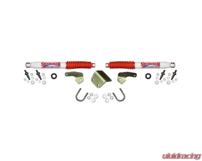 Skyjacker Steering Stabilizer Single Kit w/ 2 Steering Stabilizers Mounting Brackets Hardware - 7211
