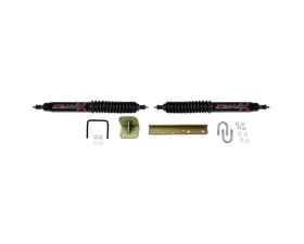 Skyjacker Steering Stabilizer Dual Kit Black Dual Kit Jeep Willys | CJ6 | CJ5 | CJ3 | CJ7 | Scrambler | Wrangler 1955-1995