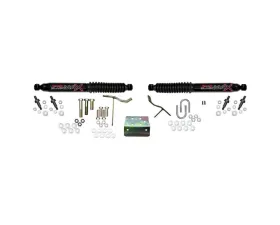 Skyjacker Steering Stabilizer Dual Kit Black Dual Kit Dodge Ram 2500 | 3500 2003-2008