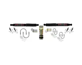 Skyjacker Steering Stabilizer Dual Kit Black Dual Kit Dodge Ram 1500 | 2500 | 3500 1998-2002