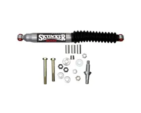 Skyjacker Steering Stabilizer HD OEM Replacement Kit Silver w/Black Boot Dodge RAM 1500 | 2500 | 3500 1994-2002