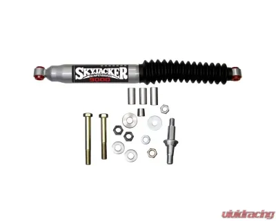 Skyjacker Steering Stabilizer HD OEM Replacement Kit Silver w/Black Boot Dodge RAM 1500 | 2500 | 3500 1994-2002 - 9007