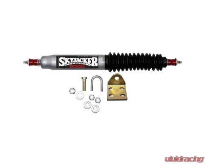 Skyjacker Steering Stabilizer HD OEM Replacement Kit Silver w/Black Boot Toyota Pickup | 4Runner 1979-1985 - 9070