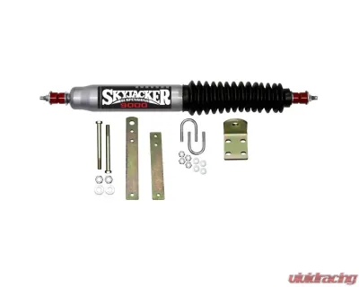 Skyjacker Steering Stabilizer Single Kit Silver w/Black Boot Ford Bronco | F-100 | F-150 | F-250 | F-350 | Explorer 1980-1997 - 9140