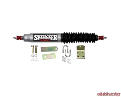Skyjacker Steering Stabilizer Single Kit Silver w/Black Boot Ford Ranger | Bronco II | Explorer 1983-1997 - 9150