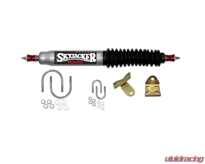 Skyjacker Steering Stabilizer Single Kit Silver w/ Black Boot Toyota Land Cruiser 1967-1982 - 9160