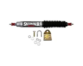 Skyjacker Steering Stabilizer Single Kit Silver w/Black Boot Toyota Pickup | 4Runner 1979-1985