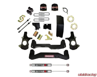 Skyjacker Suspension Lift Kit w/Shock M95 Performance Shocks 6-7 Inch Lift w/Front Spacers Blocks U Bolts For Use w/Aluminum Knuckles Chevrolet Silverado | GMC Sierra 1500 2014-2017 - C14660APK-M