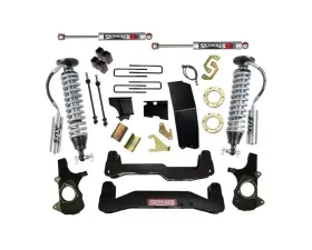 Skyjacker LeDuc Series Coil Over Kit w/Shock 6-7 Inch Lift w/Knuckles Crossmembers Strut Block/UBolt For Use OEM w/Aluminum Steering Knuckles Chevrolet Silverado | GMC Sierra 1500 2014-2018