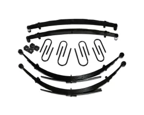Skyjacker Lift Kit 8 Inch Lift For Use w/52 Inch Rear Springs w/Front/Rear Leaf Springs Front/Rear U Bolt Kits Bushing Kit 2 Inch Rear Blocks Brake Line Bracket Chevrolet V10 | V1500 Suburban 1988-1991