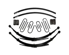 Skyjacker Lift Kit 8 Inch Lift Incl Front Leaf Springs Front/Rear U Bolt Kits Bushing Kit Rear Blocks Brake Line Bracket Rear Add-A-Leafs Chevrolet K20 Suburban 1973-1986
