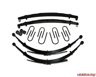 Skyjacker Lift Kit 8 Inch Lift For Use w/56 Inch Rear Springs w/Front/Rear Leaf Springs Front/Rear U Bolt Kits Bushing Kit 2 Inch Rear Blocks Brake Line Bracket Chevrolet K30 | GMC K35 | K3500 1977-1987 - C180CKS