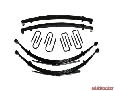 Skyjacker Lift Kit 6 Inch Lift w/Front/Rear Leaf Springs Front/Rear U Bolt Kits Bushing Kit Brake Line Brackets - C260AJKS