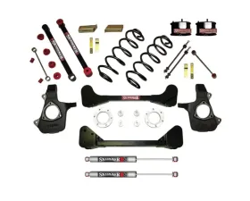 Skyjacker Suspension Lift Kit w/Shock M95 Performance Shocks 4 Inch Lift 07-13 w/Knuckles Crossmembers Front Spacer Block Ubolt Chevrolet Tahoe | Avalanche | Suburban | GMC Yukon XL 1500 2007-2013