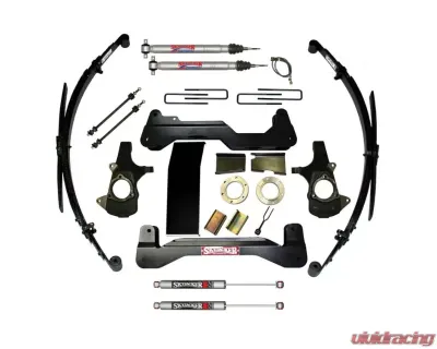 Skyjacker Suspension Lift Kit w/Shock M95 Performance Shocks 6 Inch Lift 07-13 Silverado/Sierra 1500 w/Adjustable Front Struts Rear Springs - C7661PKS-M