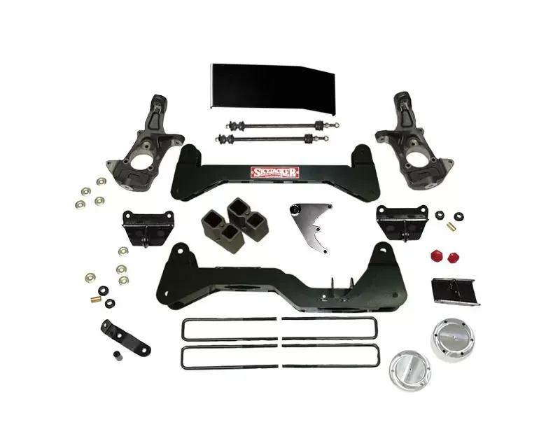 Skyjacker Lift Kit 6 Inch Lift w/Rear Block & Add-A-Leafs No Skid Plate Chevrolet Silverado | Sierra 1500 1999-2006 - C9661K-NSP