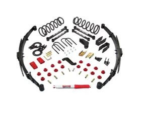 Skyjacker Class II Lift Kit 5 Inch Lift w/Rear Springs Add-A-Leafs Steering Correction Brake Line Bracket Steering Stabilizer Dodge Ram 2500 | 3500 2009