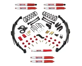 Skyjacker Suspension Lift Kit w/Shock 5 Inch Lift Class II w/Rear SpringsAdd-A-LeafsSteeringCorrectionBrake Line BracketSteering StabilizerAll 4 Shocks Dodge Ram 2500 | 3500 2009