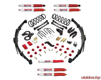 Skyjacker Suspension Lift Kit w/Shock 5 Inch Lift Class II w/Rear SpringsAdd-A-LeafsSteeringCorrectionBrake Line BracketSteering StabilizerAll 4 Shocks Dodge Ram 2500 | 3500 2009 - D4529KS-H