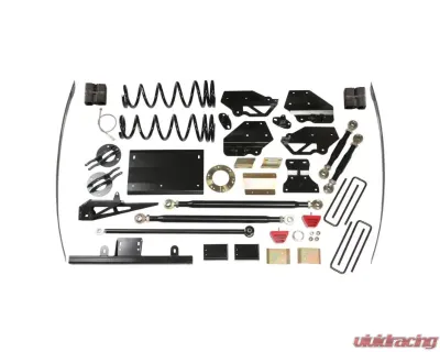 Skyjacker Long Arm Lift Kit 7 Inch Lift Incl Front Coil Spring Transmission Mount Rear Add-A-Leaf U Bolt Kit Skid Plate Steering Stabilizer Vacuum Tubing Indexing Ring Dodge RAM 1500 1994-2001 - D702K-DX