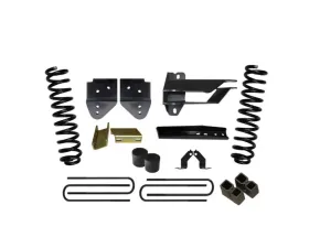 Skyjacker Lift Kit 4 Inch Lift w/Front Coil Springs Track Bar/Radius Arm/Steering Stab/Sway Bar Relocation Brackets Bump Stops Spacers Rear Lift Blocks & U-Bolts Ford F-250 Super Duty 2017-2019