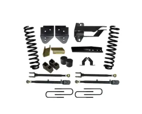 Skyjacker Lift Kit 4 Inch Lift Class II 4-Link System w/Front Coil Springs Track Bar Bracket Radius Arm Drop Bracket Steering Stabilizer Rear Lift Blocks/U-Bolts Ford F-350 Super Duty 2017-2019